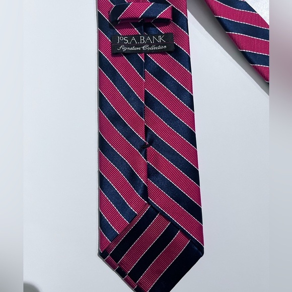 Polo Ralph Lauren Vintage Style Blue & Red Preppy Silk Tie Hand Made in Italy - Picture 3 of 3